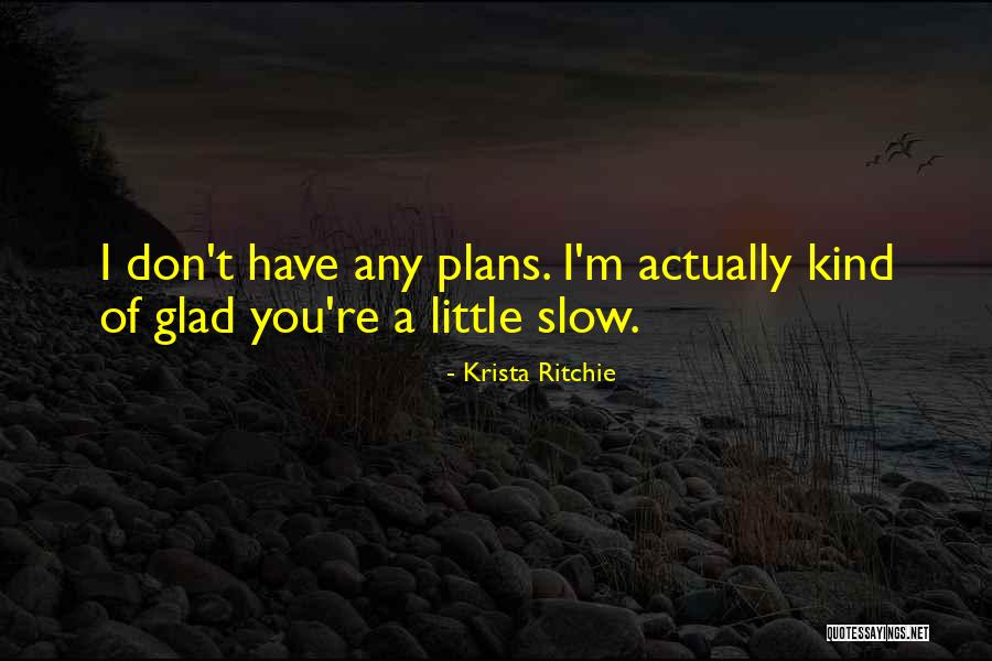 I'm Glad I Have You Quotes By Krista Ritchie