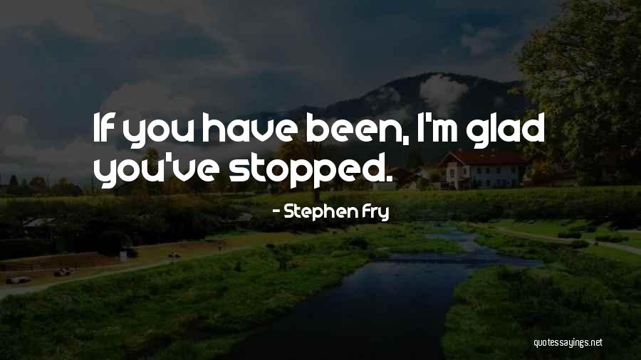 I'm Glad I Have You Quotes By Stephen Fry I'm Glad I Have You Quotes By Stephen Fry
