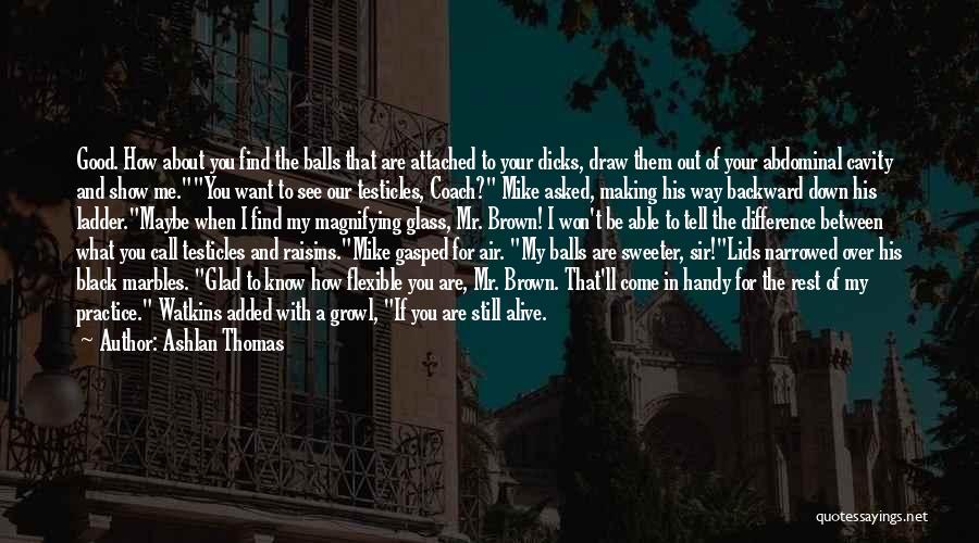 I'm Glad To Call You Mine Quotes By Ashlan Thomas