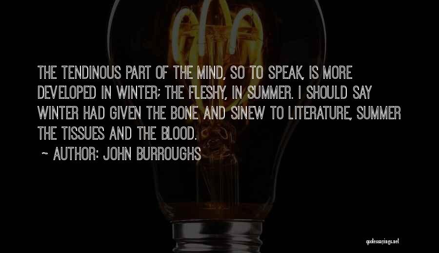 I'm Going To Speak My Mind Quotes By John Burroughs