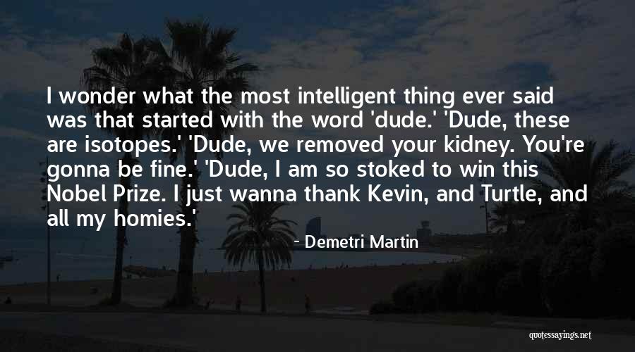 I'm Gonna Be Fine Quotes By Demetri Martin I'm Gonna Be Fine Quotes By Demetri Martin