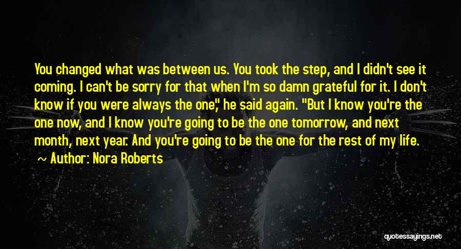 I'm Grateful For My Life Quotes By Nora Roberts