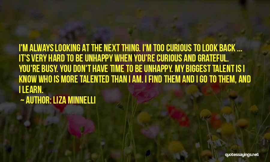 I'm Grateful To Have You Quotes By Liza Minnelli