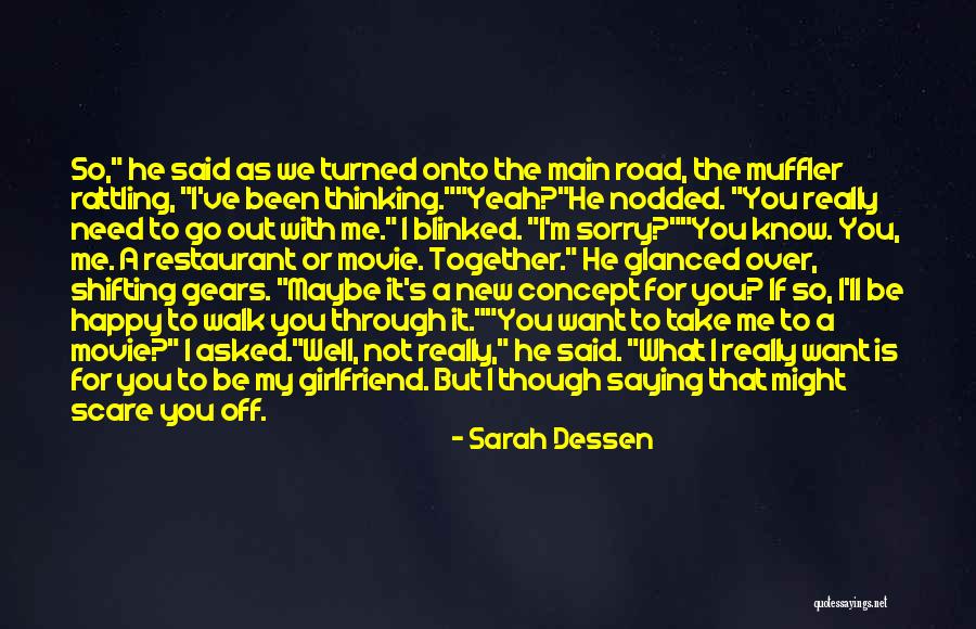 I'm Happy To Be Me Quotes By Sarah Dessen I'm Happy To Be Me Quotes By Sarah Dessen