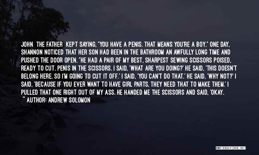 I'm Here If You Need Me Quotes By Andrew Solomon