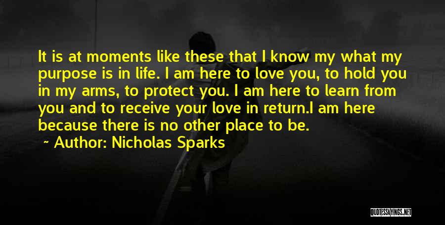 I'm Here To Protect You Quotes By Nicholas Sparks