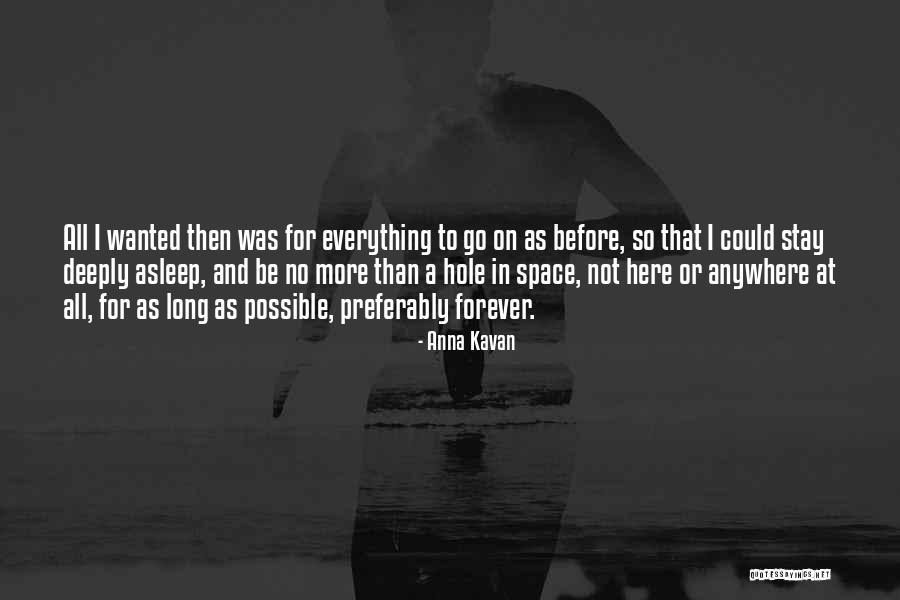 I'm Here To Stay Forever Quotes By Anna Kavan I'm Here To Stay Forever Quotes By Anna Kavan