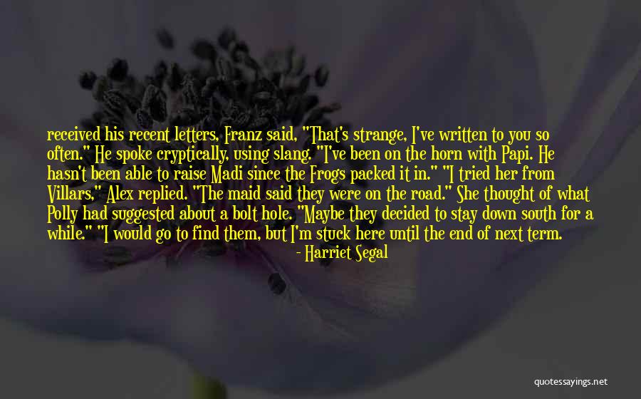 I'm Here To Stay Quotes By Harriet Segal I'm Here To Stay Quotes By Harriet Segal