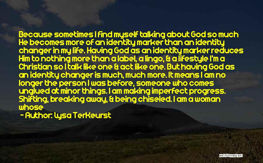 I'm In Progress Quotes By Lysa TerKeurst