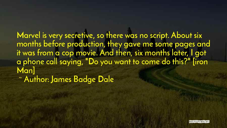 I'm Iron Man Quotes By James Badge Dale