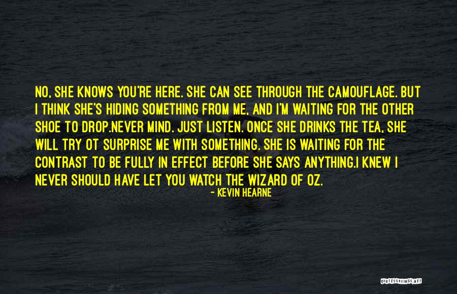 I'm Just Here Waiting For You Quotes By Kevin Hearne I'm Just Here Waiting For You Quotes By Kevin Hearne
