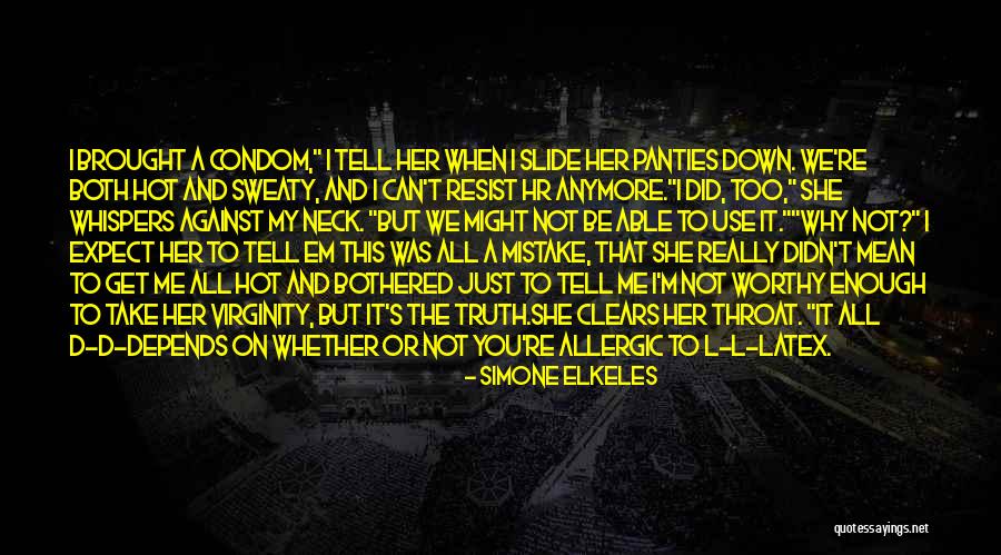 I'm Just Not Bothered Quotes By Simone Elkeles I'm Just Not Bothered Quotes By Simone Elkeles