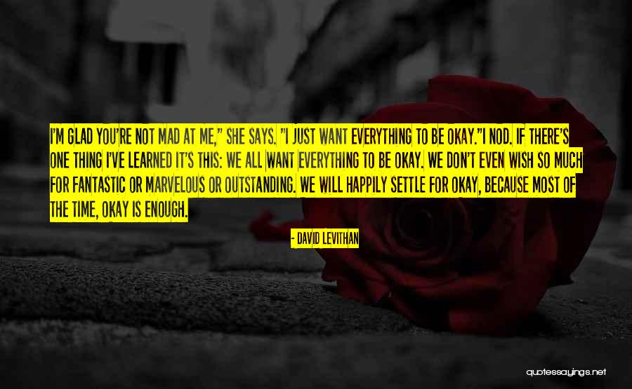 I'm Just Not Okay Quotes By David Levithan I'm Just Not Okay Quotes By David Levithan