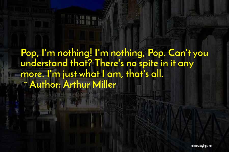 I'm Just Nothing Quotes By Arthur Miller