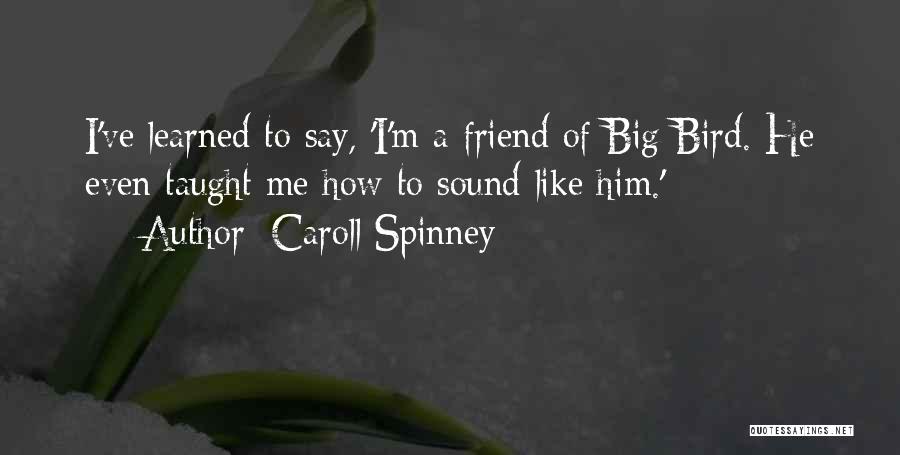 I'm Like A Bird Quotes By Caroll Spinney