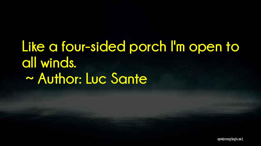 I'm Like A Wind Quotes By Luc Sante