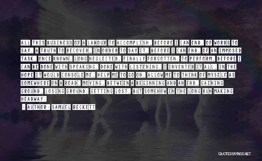 I'm Losing Hope Quotes By Samuel Beckett