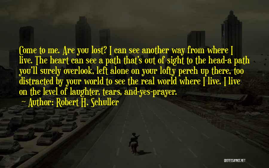 I'm Lost And Alone Quotes By Robert H. Schuller