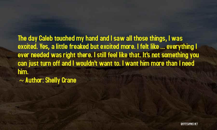 I'm More Excited Than Quotes By Shelly Crane