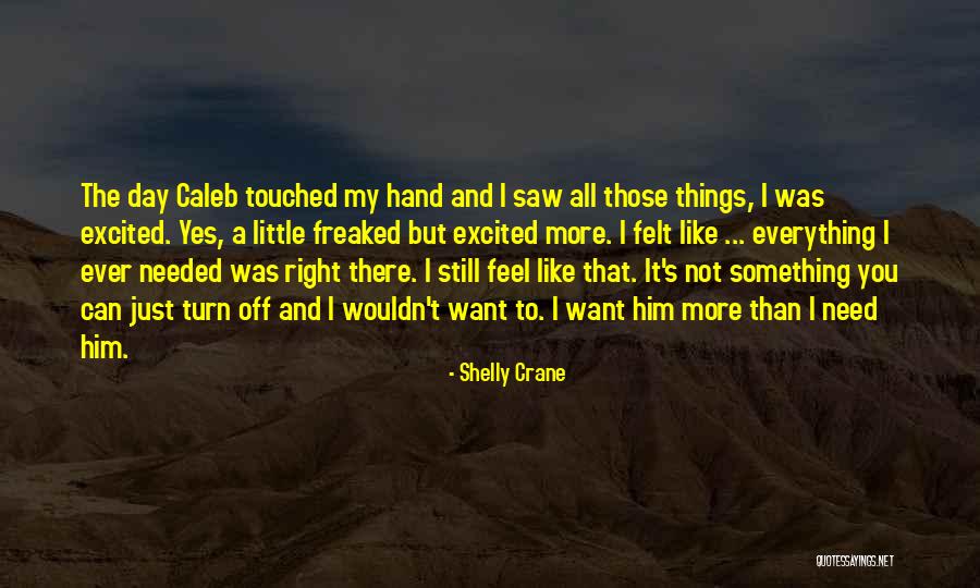 I'm More Excited Than Quotes By Shelly Crane I'm More Excited Than Quotes By Shelly Crane