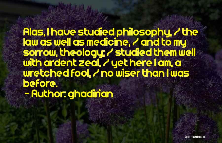 I'm No Fool Quotes By Ghadirian