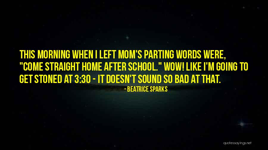 I'm Not A Bad Mom Quotes By Beatrice Sparks I'm Not A Bad Mom Quotes By Beatrice Sparks