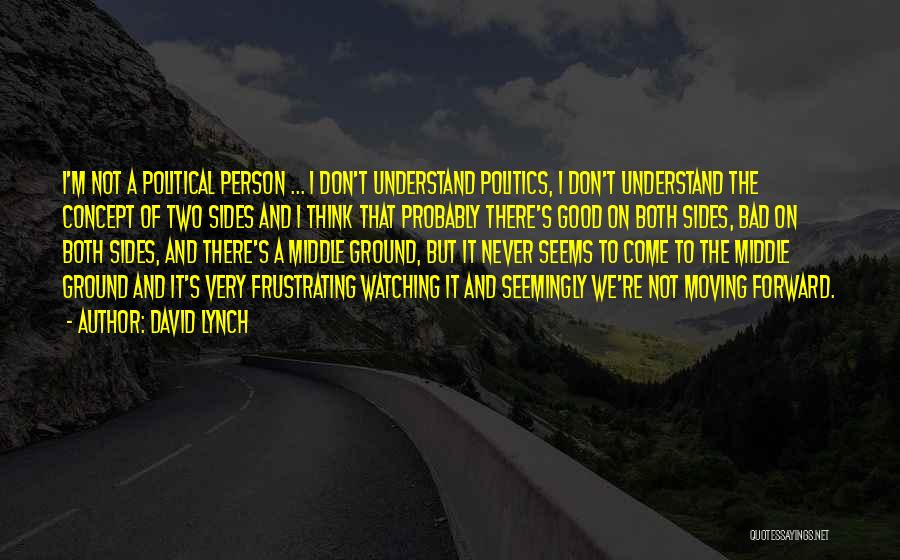 I'm Not A Good Person Quotes By David Lynch