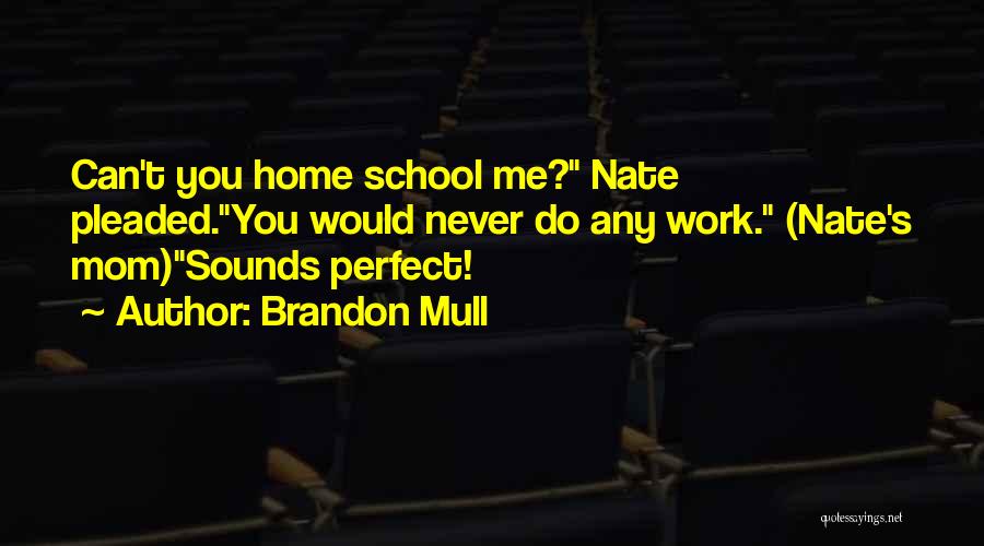 I'm Not A Perfect Mom Quotes By Brandon Mull