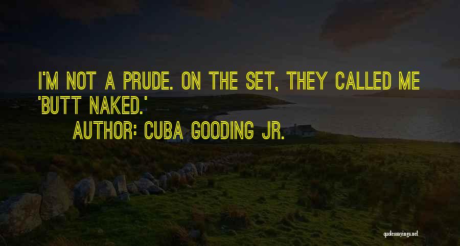 I'm Not A Prude Quotes By Cuba Gooding Jr.