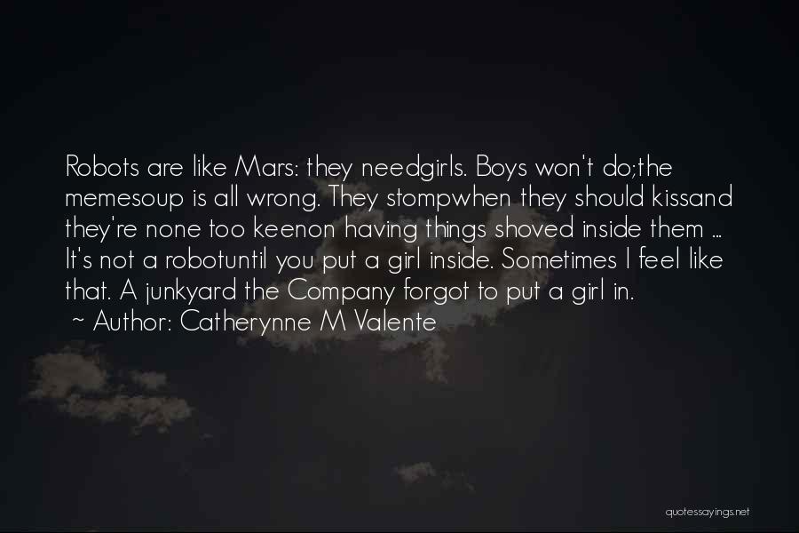 I'm Not A Robot Quotes By Catherynne M Valente