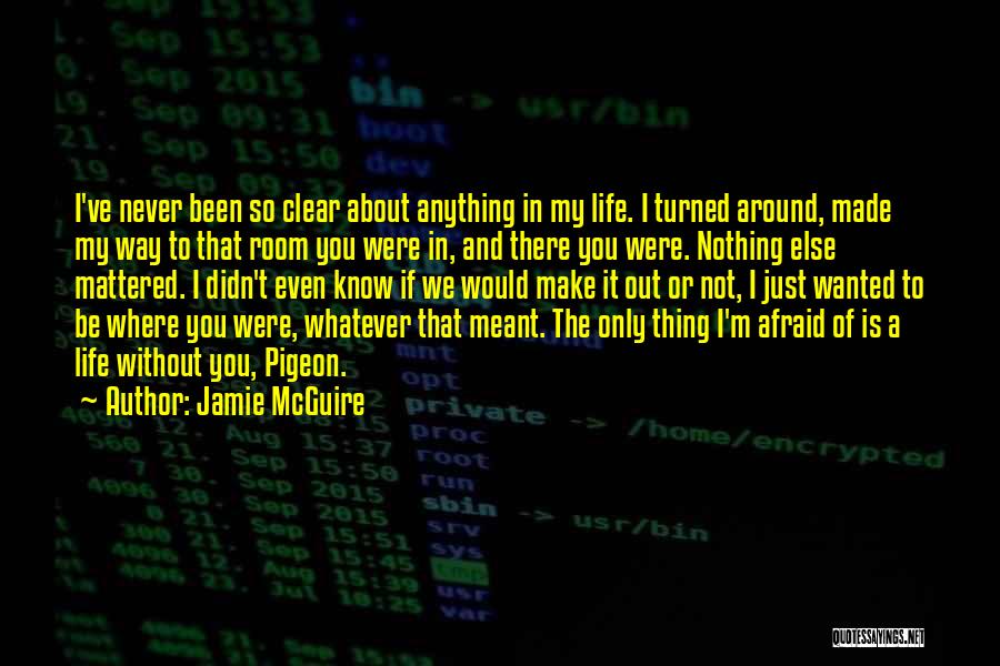 I'm Not Afraid Of Anything Quotes By Jamie McGuire