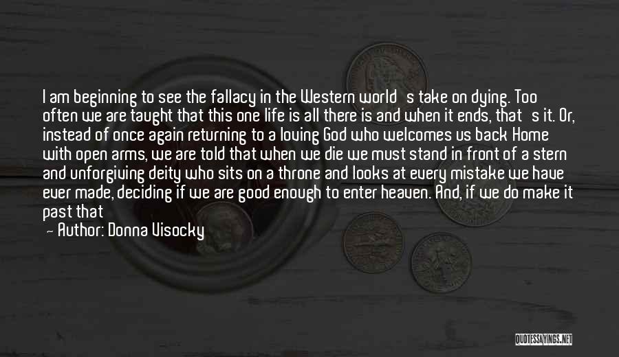 I'm Not Afraid To Die Quotes By Donna Visocky