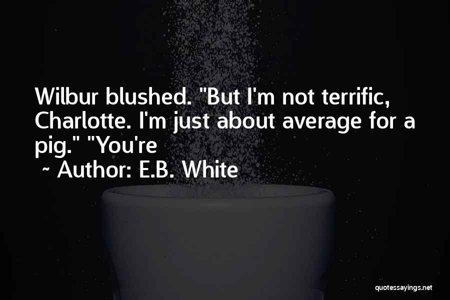 I'm Not Average Quotes By E.B. White