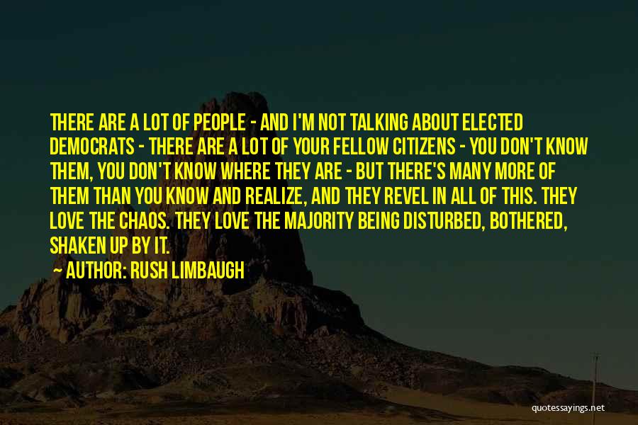 I'm Not Bothered About You Quotes By Rush Limbaugh