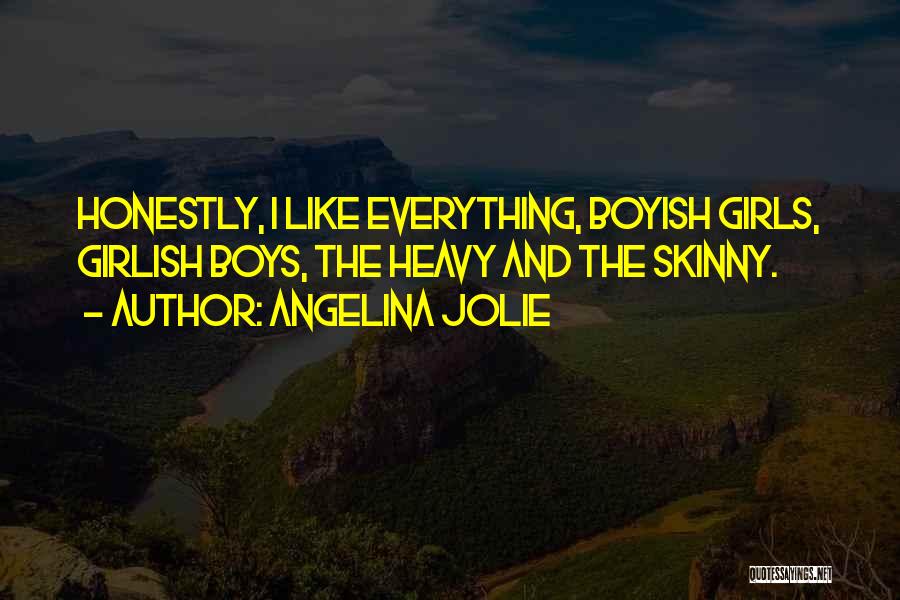I'm Not Boyish Quotes By Angelina Jolie