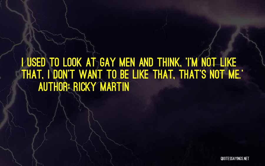 I'm Not Gay Quotes By Ricky Martin
