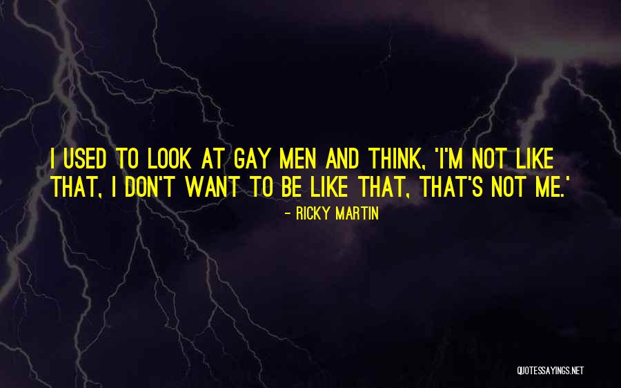 I'm Not Gay Quotes By Ricky Martin