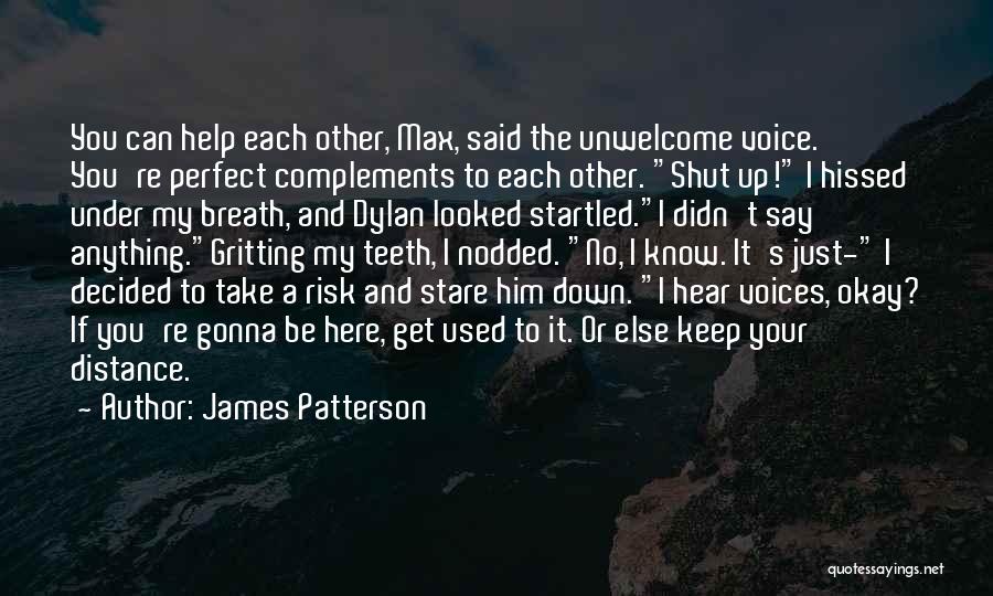 I'm Not Gonna Say Anything Quotes By James Patterson