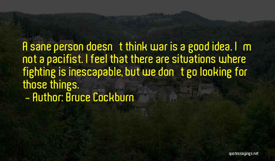 I'm Not Good Looking Quotes By Bruce Cockburn