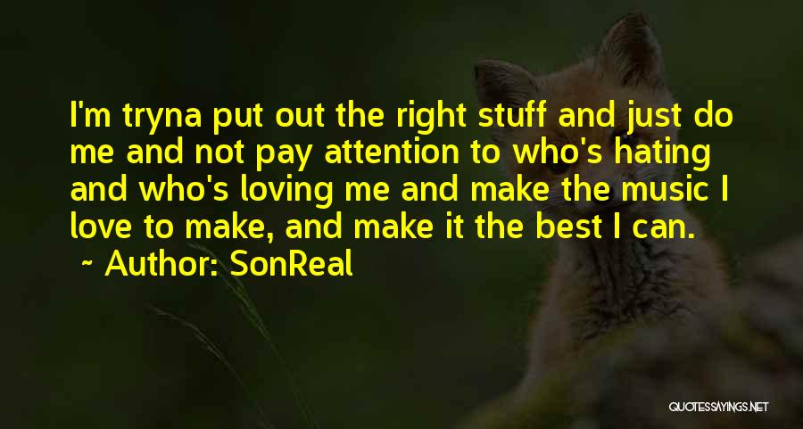 I'm Not Hating Quotes By SonReal