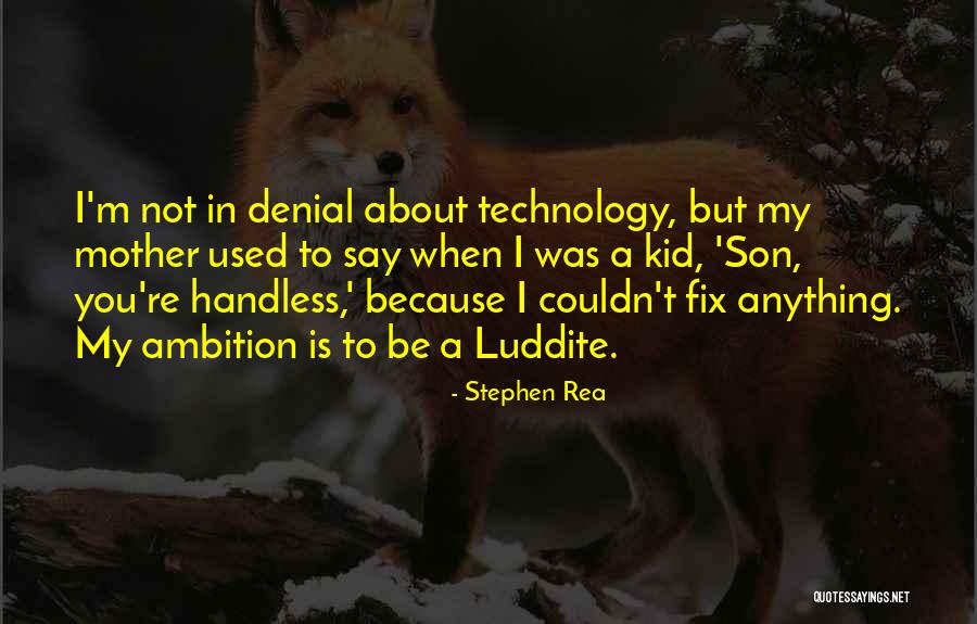 I'm Not In Denial Quotes By Stephen Rea