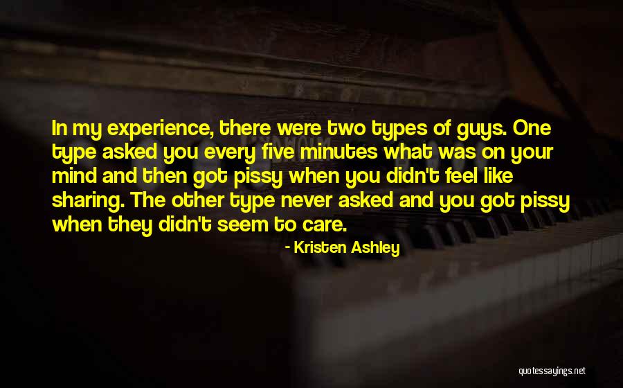 I'm Not Like Most Guys Quotes By Kristen Ashley