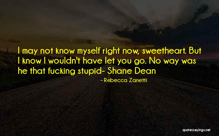 I'm Not Myself Right Now Quotes By Rebecca Zanetti