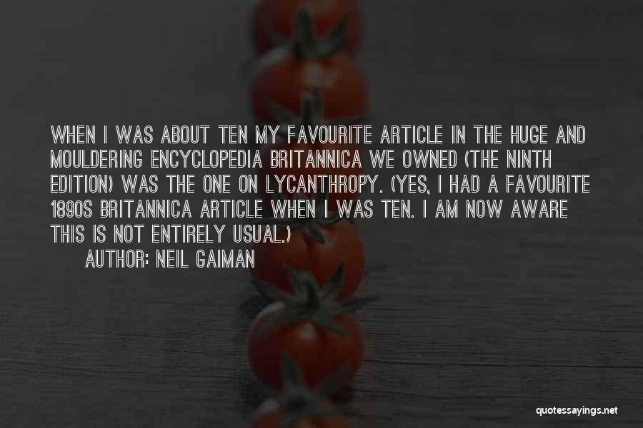 I'm Not Owned Quotes By Neil Gaiman