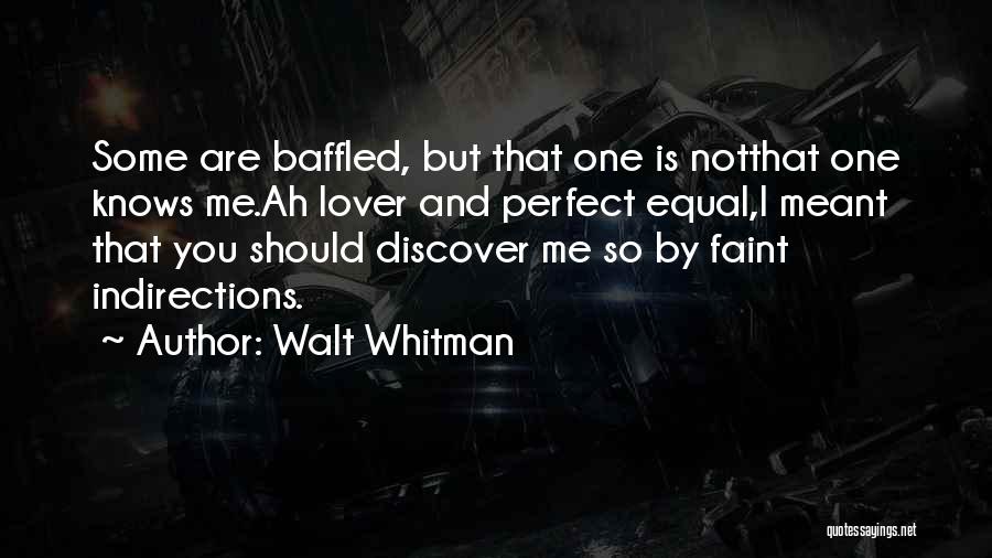 I'm Not Perfect But I Love You Quotes By Walt Whitman