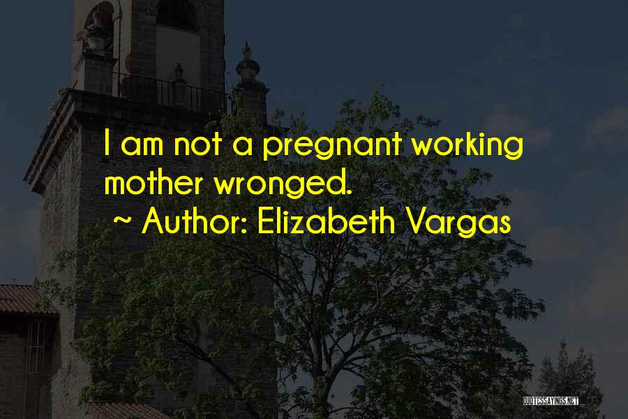 I'm Not Pregnant Quotes By Elizabeth Vargas