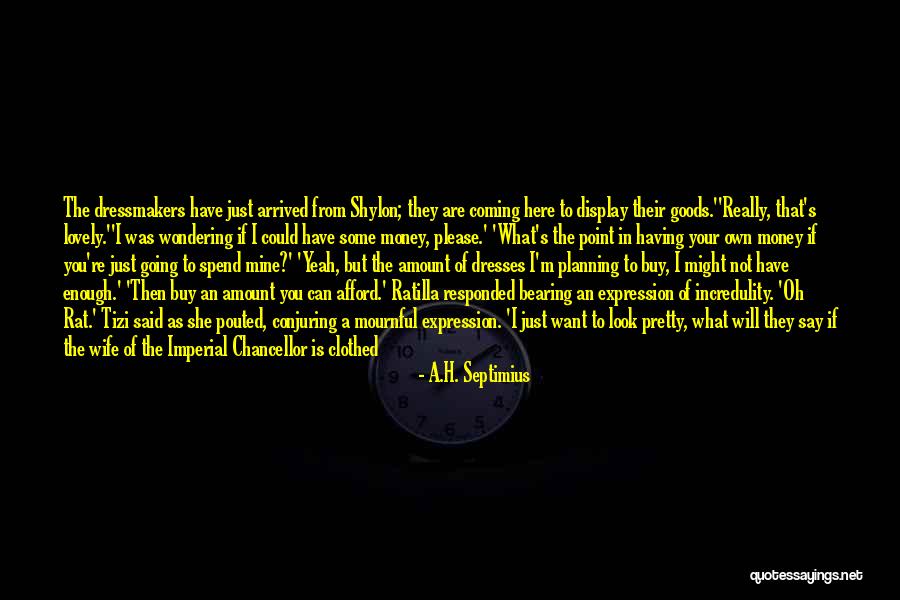 I'm Not Pretty Enough Quotes By A.H. Septimius