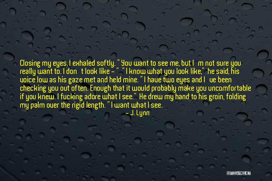 I'm Not Really Over You Quotes By J. Lynn