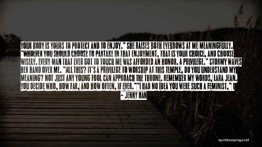 I'm Not Really Over You Quotes By Jenny Han I'm Not Really Over You Quotes By Jenny Han