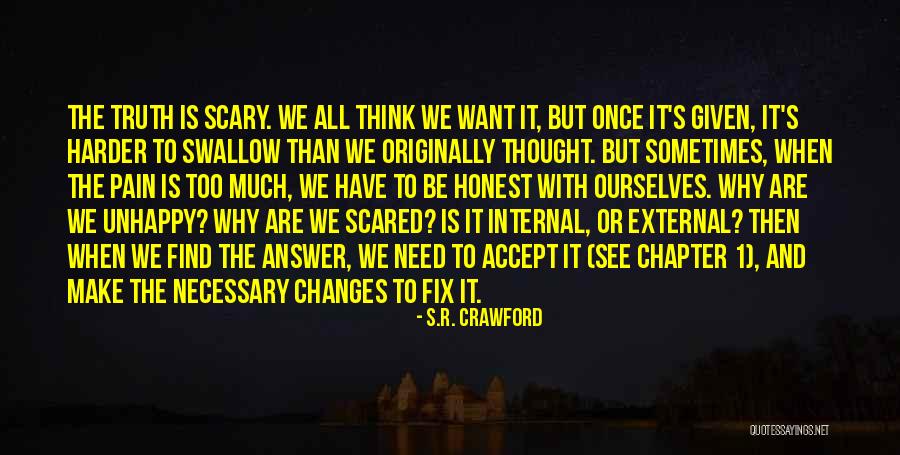 I'm Not Scared Chapter 1 Quotes By S.R. Crawford